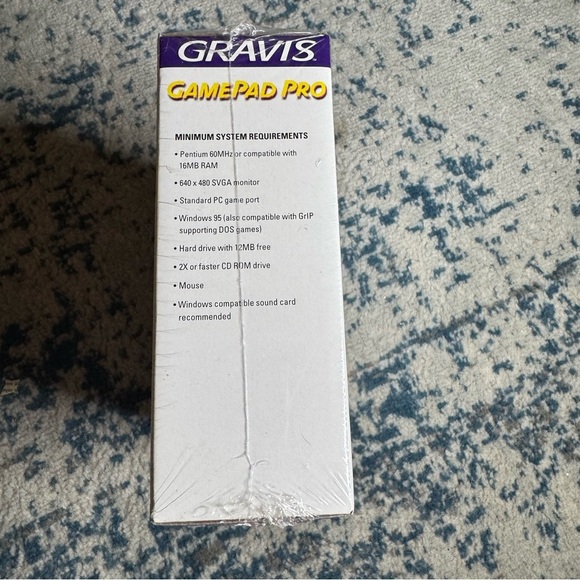 Brand New GRAVIS Gamepad Pro SEALED Windows 95 Model 42021e - Picture 5 of 8